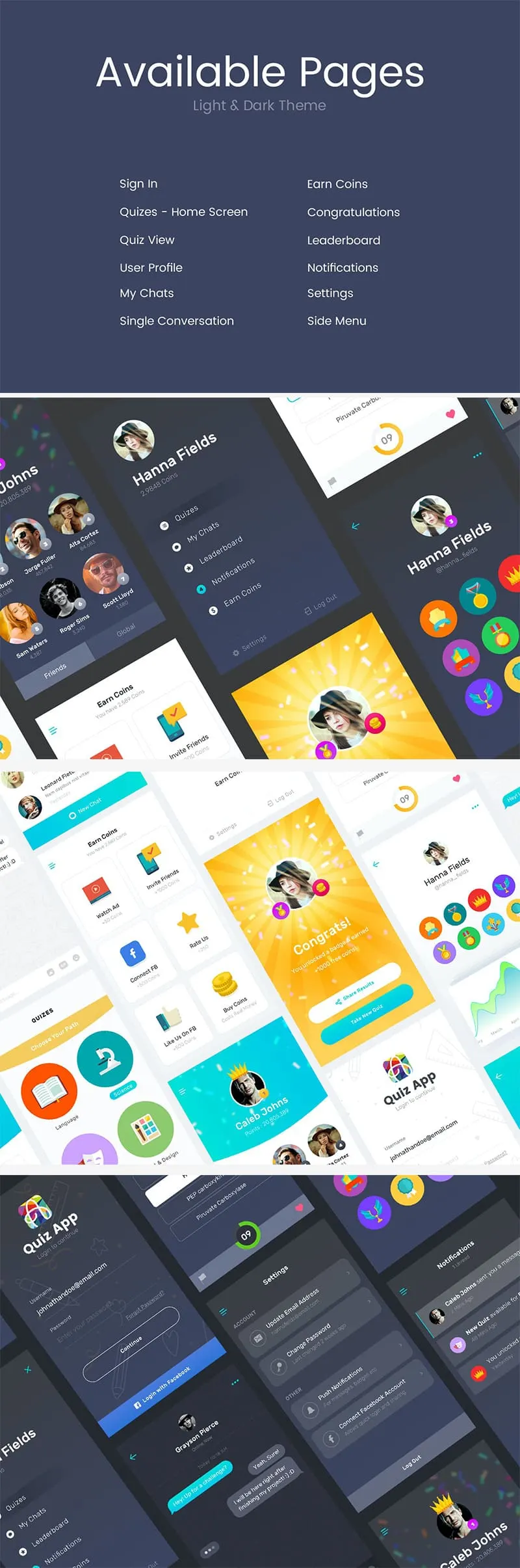 quiz ui design